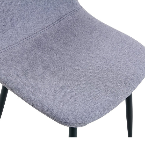English Elm Table and Chair Set 47 Inch Round Mdf Spliced Top with Dual Tier Storage 4 Seats Black,Light Gray,Wood W1151S03336