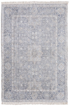 Feizy Rugs Caldwell Handwoven Wool And Viscose Area Rug – Bohemian Elegance For A Serene Home Atmosphere Gray,Blue,Taupe Wool,Viscose 8798799fgry000h00