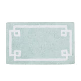 Madison Park Evan Transitional Cotton Tufted Bath Rug 24x40 MP72-3612 Seafoam