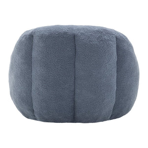 English Elm Bean Bag Chair Oversized Faux Fur Memory Foam Lounge Seat for Dorm or Living Room Light Blue W2200P302144
