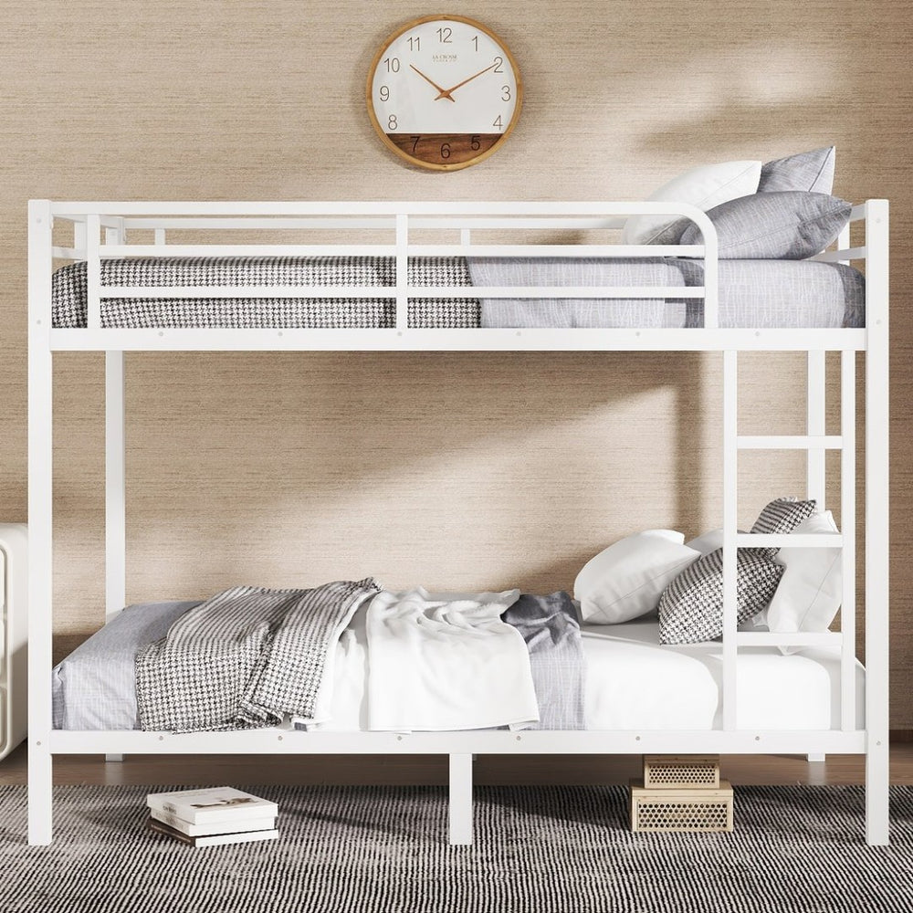 English Elm Twin Xl Solid Pine Loft Bed with Built-in Led Lighting and Storage Shelves W1580S00415