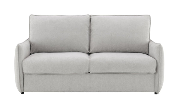 English Elm Jinn Chenille Convertible Sleeper Sofa with Memory Foam Bed and Metal Legs B2726P435913