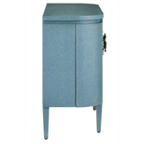 Briallen Blue Demi-Lune Cabinet