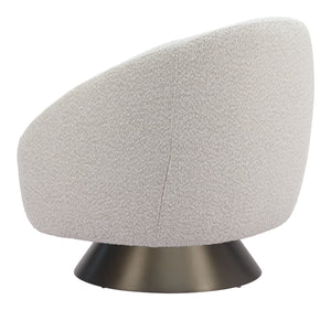 Zuo Modern Modan Swivel Chair In Misty Gray - Chic Modern Design, Durable Materials For Stylish Home Decor Gray 100% Polyester,Plywood,Steel 110437-zuo-modern