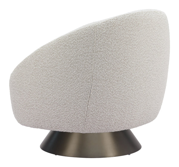 Zuo Modern Modan Swivel Chair In Misty Gray - Chic Modern Design, Durable Materials For Stylish Home Decor Gray 100% Polyester,Plywood,Steel 110437-zuo-modern