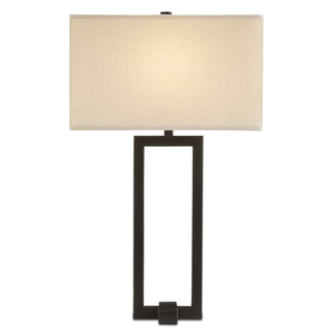 Pallium Modern Bronze Table Lamp with Textured Shade - Elegant Design for Any Indoor Space