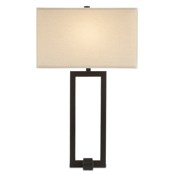 Pallium Modern Bronze Table Lamp with Textured Shade - Elegant Design for Any Indoor Space