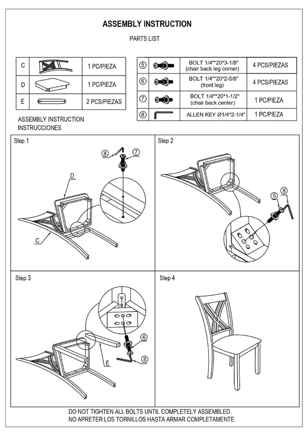 English Elm 7-Pc Dinette Set Black Finish Rectangular Table with Upholstered Light Grey Chairs, Triple Crossback Design Brown 64 L x 34 W x 18 H B011P184937