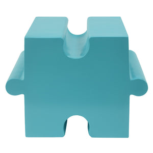 English Elm Christopher Knight Home® - Puzzle Art Side Table - Modular Light Blue Mgo Design For Indoor & Outdoor Use, Custom Configurations N770P347932L