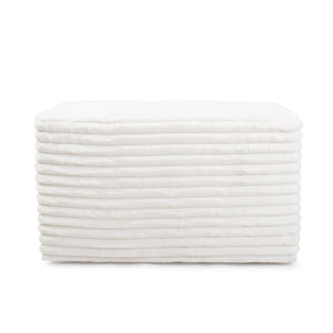 Howard Elliott Universal Bench: Luxurious Faux Leather Furniture For Stylish Seating & Versatile Home Décor White 100% Polyester 130-1342-howard-elliott