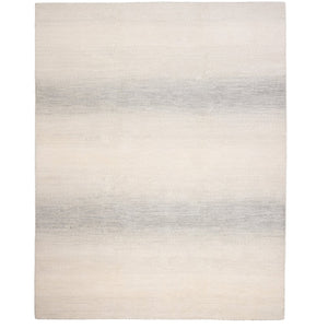 Capel Rugs Henley Hand-knotted Area Rug - Modern Organic Design With Ombre Effect In Neutral Tones For Any Room Alabaster, White 100% Wool 1300rs05000800630