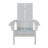 IDEAZ Outdoor Plastic Wood Lounge Set White 1300GCT