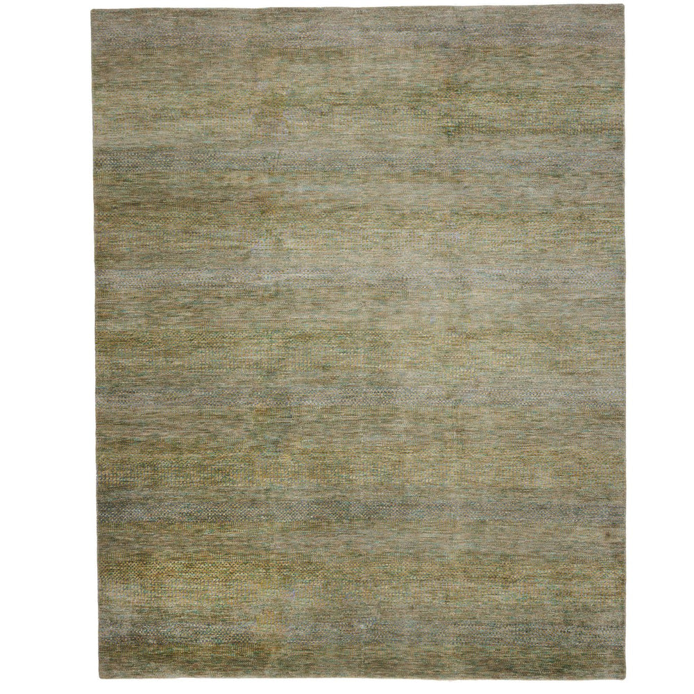 Capel Rugs Heath Hand-knotted Rug: Modern Heirloom Design From India, Perfect For Any Interior Style Spaces Jade, Gray 70% Wool 30% Viscose 1301rs05000800220