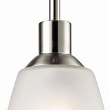 Jackson 4'' Wide 1-Light Mini Pendant - Brushed Nickel 1301PS/20 Thomas