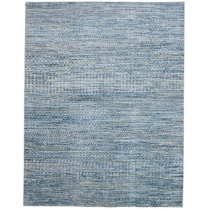 Capel Rugs Veld Hand-knotted Area Rug: Modern Black And White Pattern Inspired By Traditional Pampa Design Sky, Black 70% Wool 30% Viscose 1302rs09001200450