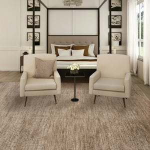 Capel Rugs Veld Hand-knotted Area Rug: Modern Black And White Pattern Inspired By Traditional Pampa Design Clay, Black 70% Wool 30% Viscose 1302rs05000800700