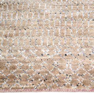 Capel Rugs Veld Hand-knotted Area Rug: Modern Black And White Pattern Inspired By Traditional Pampa Design Clay, Black 70% Wool 30% Viscose 1302rs05000800700