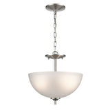 Jackson 14'' Wide 2-Light Pendant - Brushed Nickel 1302PL/20 Thomas