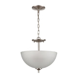 Jackson 14'' Wide 2-Light Pendant - Brushed Nickel 1302PL/20 Thomas