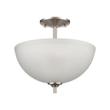 Jackson 14'' Wide 2-Light Pendant - Brushed Nickel 1302PL/20 Thomas