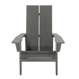 IDEAZ Outdoor Plastic Wood Lounge Set Gray 1304GCT 