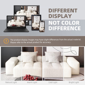 English Elm Modern Oversized Modular Sectional Sofa - Sparkling Chenille, 2 Chaise Lounges, 4 Pillows, No Assembly W1885S00065