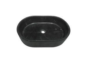 English Elm Luxury Solid Marble Vessel Sink Wavy Organic Stone Basin Matte Honed Vanity Bowl W1696P408022