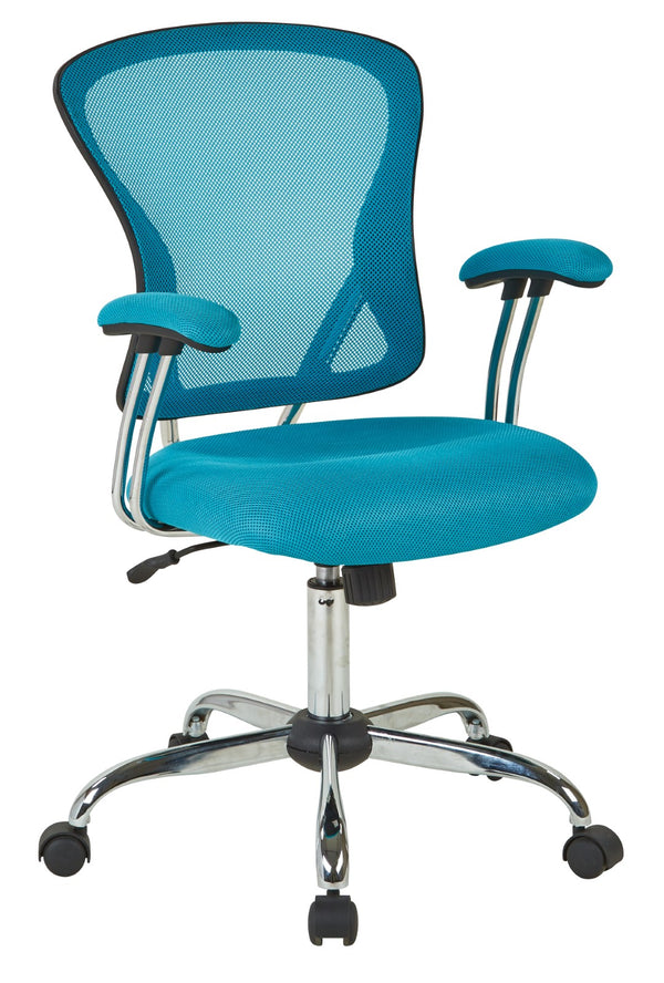 OSP Home Furnishings Juliana Task Chair Blue