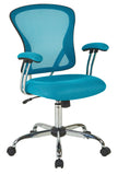 OSP Home Furnishings Juliana Task Chair Blue