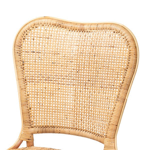 Baxton Studio bali Bali Irene Rattan Dining Chair - Handcrafted Modern Bohemian Style for Coastal and Eclectic Spaces Irene-Rattan-DC