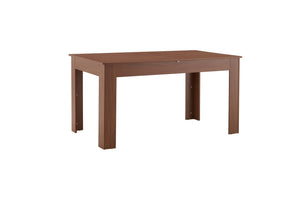 English Elm Extendable Drop Leaf Dining Table Walnut Finish Solid Wood Legs Modern Design W3875P402469
