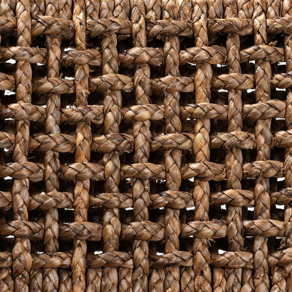 Baxton Studio bali Alise Modern Bohemian Dining Chair in Dark Brown Mahogany & Woven Seagrass for Stylish Spaces Alise-Mahogany-Cushion-DC