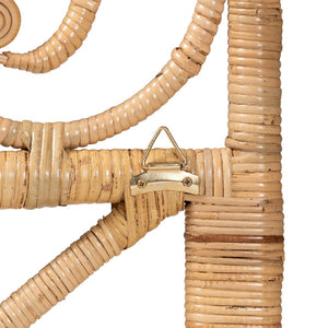 Baxton Studio bali Caelinus Modern Bohemian Natural Rattan Queen Standalone Headboard - Effortless Style & Warmth HB002-Rattan-HB-Queen