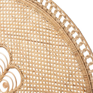 Baxton Studio bali Marlette Queen Headboard - Handcrafted Natural Rattan, Modern Bohemian Design for Cozy Interiors HB005-Rattan-HB-Queen