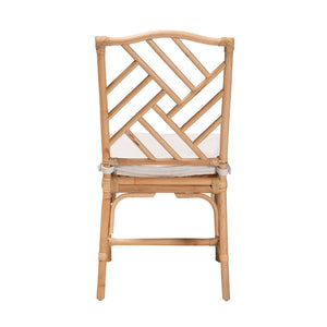 Baxton Studio bali Rio Modern Bohemian Rattan Dining Chair - Handcrafted Comfort & Style for Coastal Interiors Rio-Rattan-DC