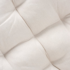 Baxton Studio bali Umika Modern Bohemian Rattan Hanging Chair with Plush Cushion - Perfect for Cozy Spaces! HC001-Rattan-Hanging Chair