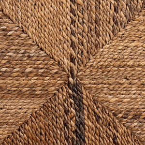 Baxton Studio bali Bali Laymi Modern Bohemian Dining Chair in Dark Brown Mahogany with Hand-Woven Seagrass Comfort Laymi-Mahogany-DC