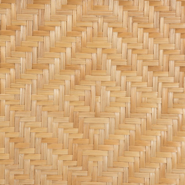 Baxton Studio bali Bali Baara Modern Bohemian Rattan Nightstand - Handwoven Bedside Table with Open Shelves & Rustic Charm WS012-Rattan-NS