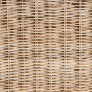 Baxton Studio bali Magni Modern Bohemian Rattan Nightstand with 1 Soft-Close Drawer and Open Shelf for Storage WS024-Rattan-NS