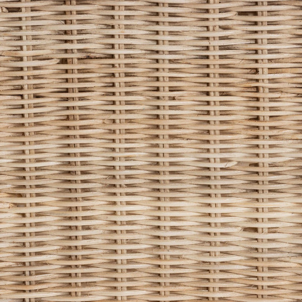 Baxton Studio bali Magni Modern Bohemian Rattan Nightstand with 1 Soft-Close Drawer and Open Shelf for Storage WS024-Rattan-NS