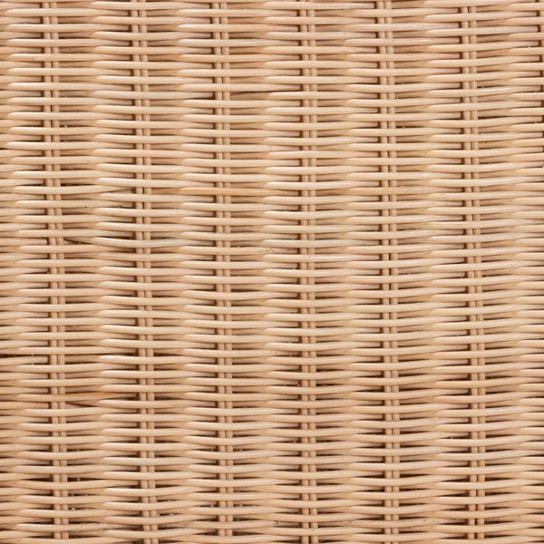 Baxton Studio bali Bali Panchali Handcrafted Bohemian Rattan Nightstand with Openwork Design & Hidden Storage Solutions WS027-Rattan-NS