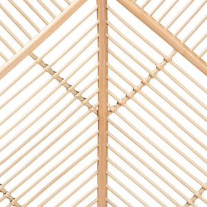 Baxton Studio bali Bali Walid Queen Size Headboard - Handcrafted Rattan in Modern Bohemian Style, Airy Openwork Design WS029-Rattan-Headboard