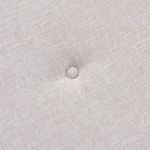 Baxton Studio Baxton Studio Iliana Japandi Ottoman - Stylish Greyish Beige Footstool with Walnut Brown Legs BBT5454-Greyish Beige/Walnut-Stool