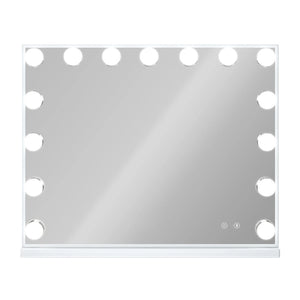 English Elm Vanity Mirror With Lights & Bluetooth Speaker - 15 Led Bulbs, Usb Port, 3 Color Modes, Stylish & Functional W3660P373019-GIGA