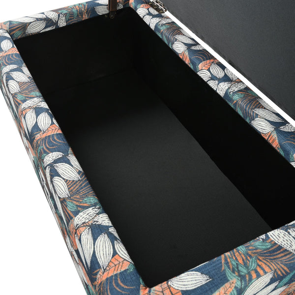 English Elm Christopher Knight Home® - Storage Ottoman - Floral Upholstered Design For Stylish Seating, Smart Storage & Home Décor Charm N769P236407A