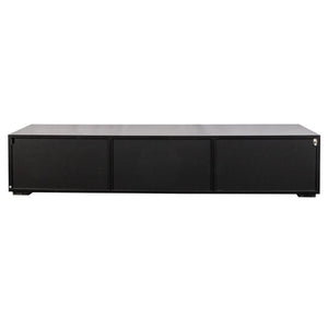 English Elm Modern Floating Media Console with Drop Down Doors and Display Shelf for Living Rooms W331P361255