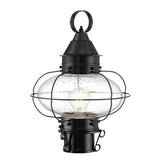 Cottage Onion 14.75'' High 1-Light Outdoor Post Light - Black 1321-BL-SE Norwell