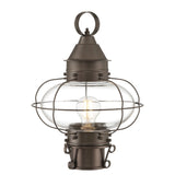 Cottage Onion 14.75'' High 1-Light Outdoor Post Light - Bronze 1321-BR-CL Norwell