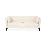 Christopher Knight Home® - Noble House - - Mirod 3 Seater Fabric Sofa,With Birch Legs,Study And Living Room