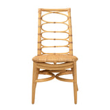 Baxton Studio - Bali & Pari -  Lisbon Modern Bohemian Natural Rattan Dining Chair